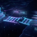 Conceptual digital illustration depicting the gap between "Just-in-Case Knowledge" (static books) and "Real-Time Execution" (fast light streams), precariously connected by a fragile digital bridge under a countdown timer.